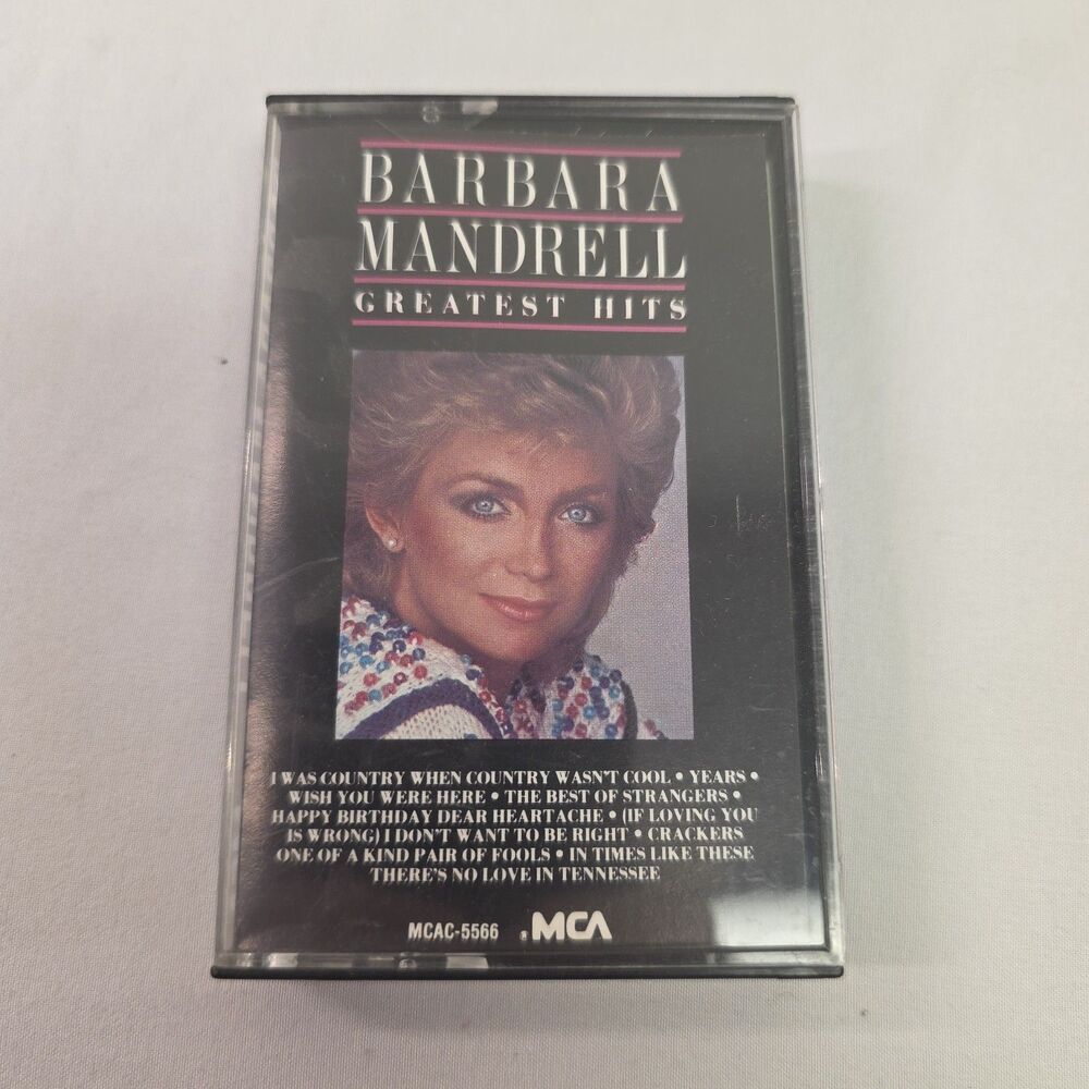 Barbara Mandrell - Greatest Hits- Cassette Tape - Vintage Country Music